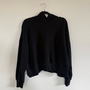 Old Navy Black Cropped Hoodie